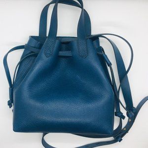 Madewell Mini Leather drawstring crossbody bag